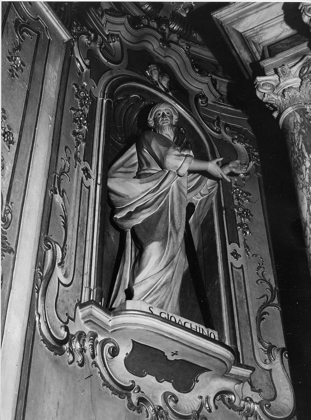 San Gioacchino (statua, insieme) di Adami Vincenzo, Lucchesi Pietro, Notari Stefano (secc. XVIII/ XIX)