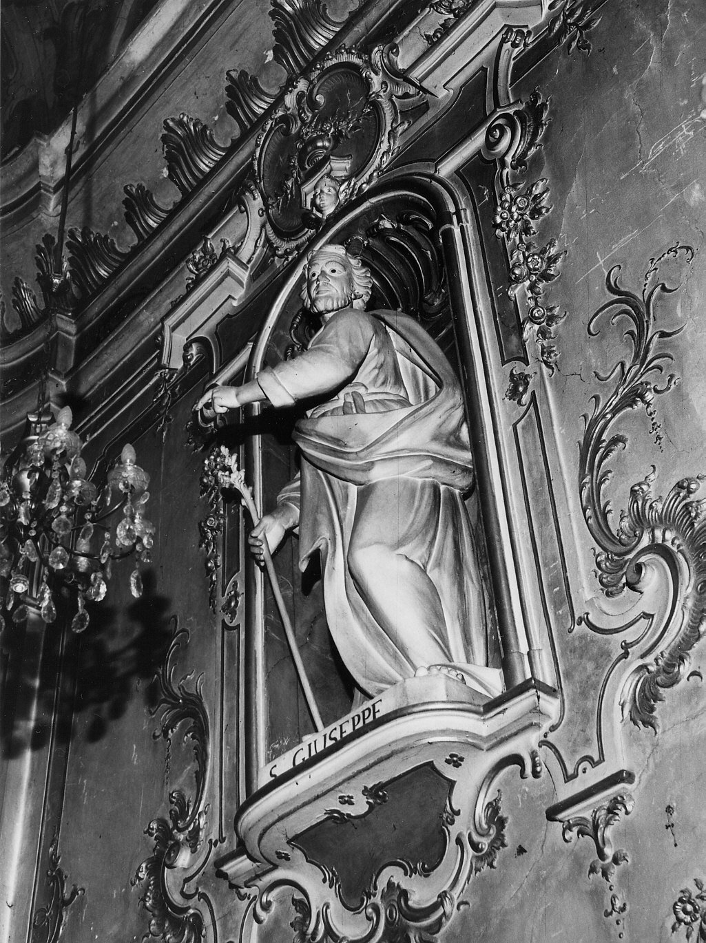 San Giuseppe (statua, insieme) di Adami Vincenzo, Lucchesi Pietro, Notari Stefano (secc. XVIII/ XIX)