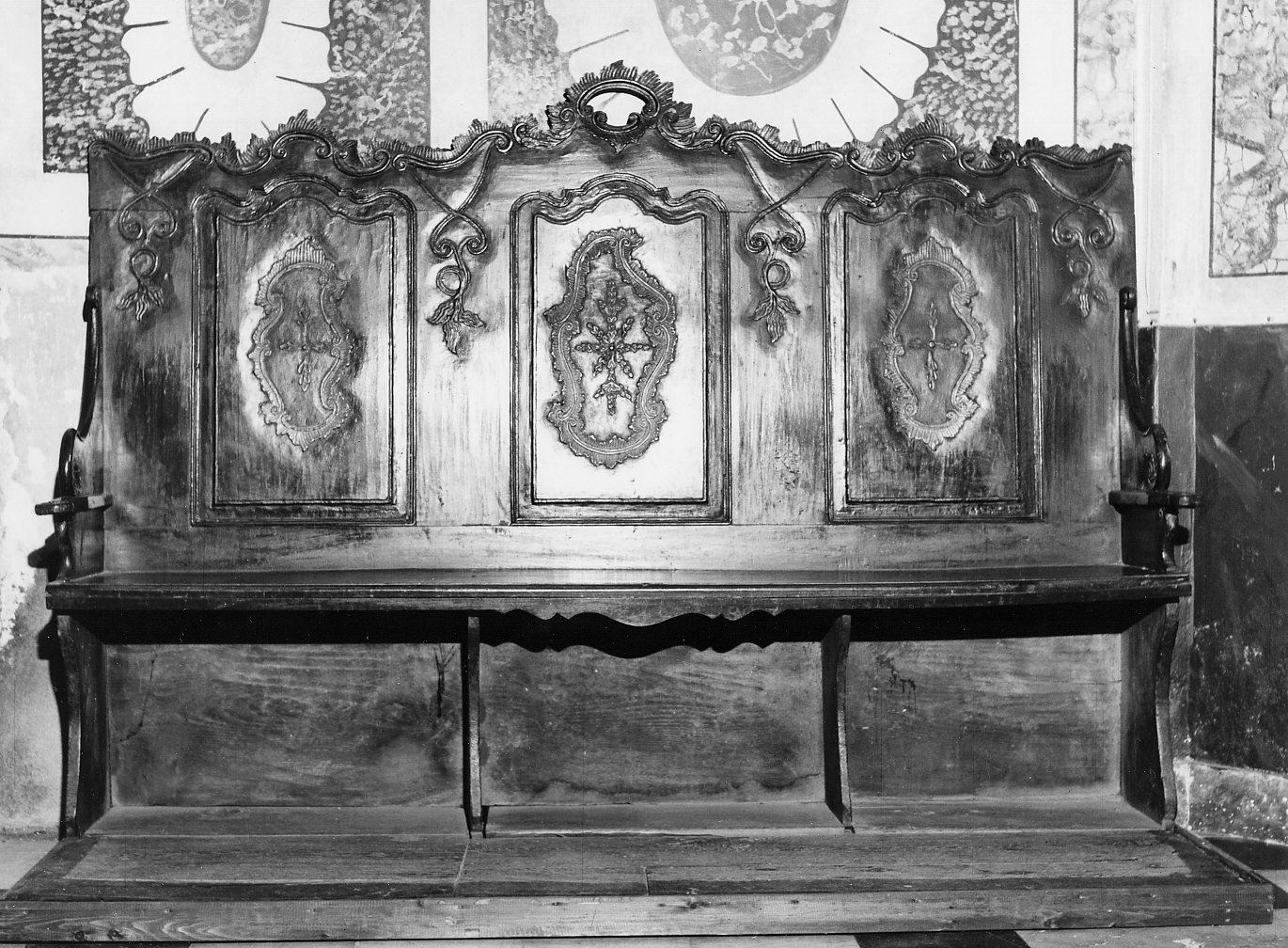 panca, opera isolata - bottega italiana (sec. XIX)