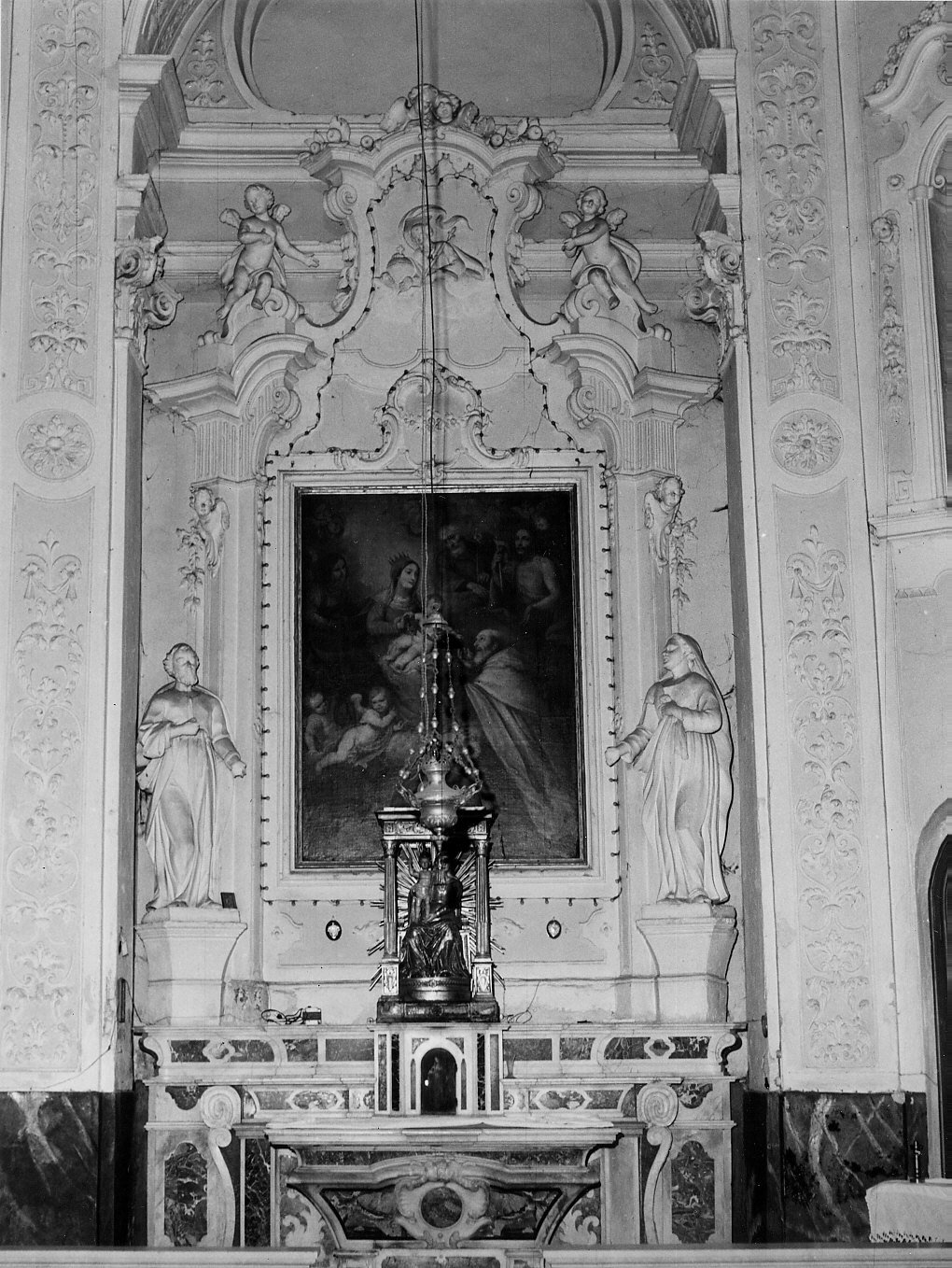 altare, elemento d'insieme di Adami Vincenzo, Moreno Angelo (sec. XVIII)
