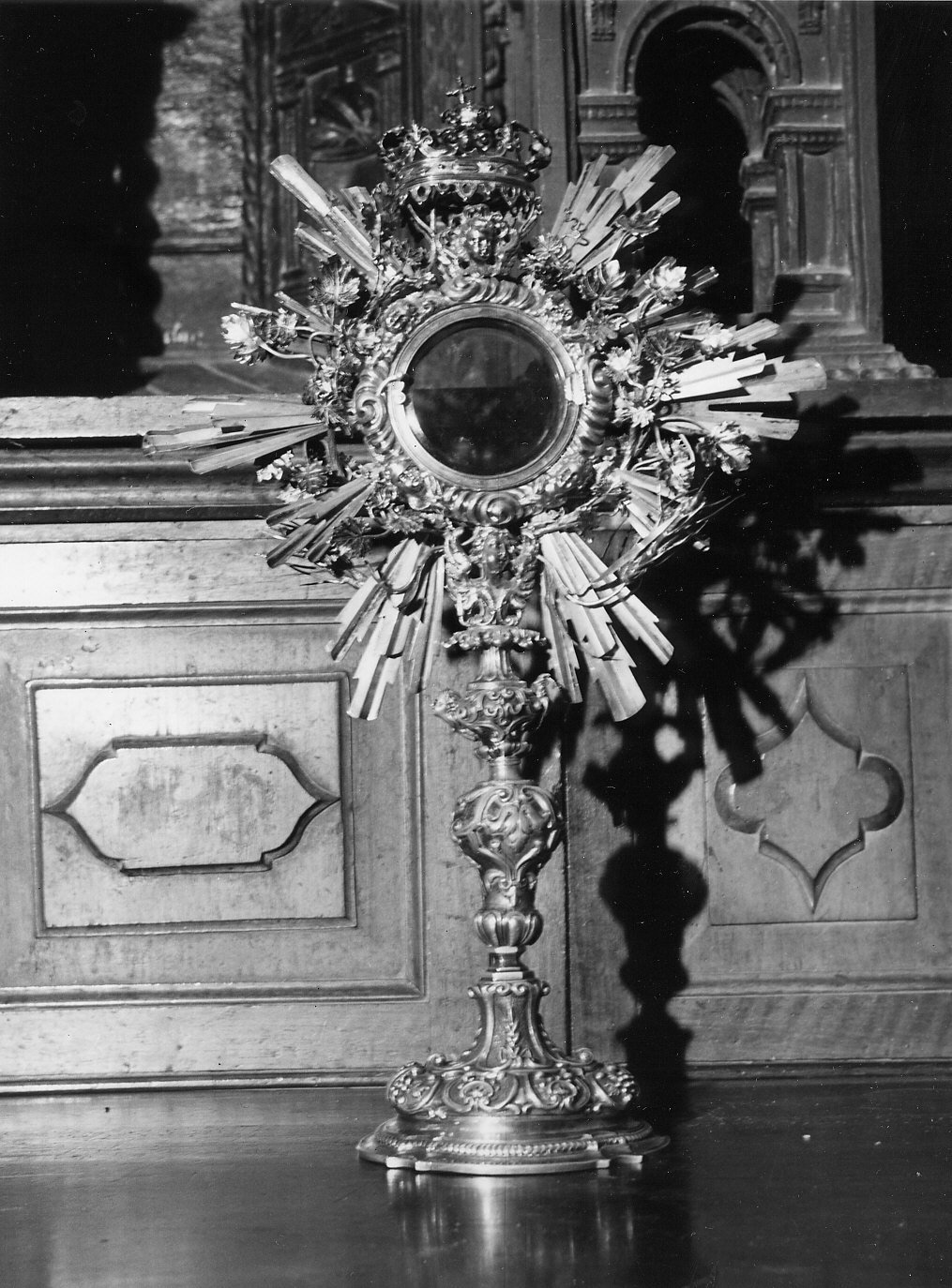 ostensorio, opera isolata - bottega genovese (sec. XIX)