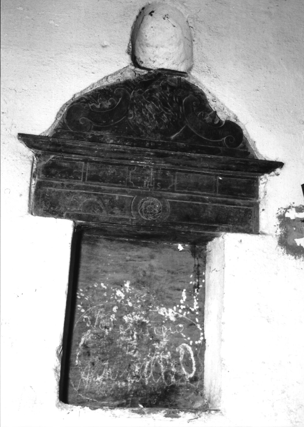 fastigio, opera isolata - bottega italiana (secc. XVI/ XVII)