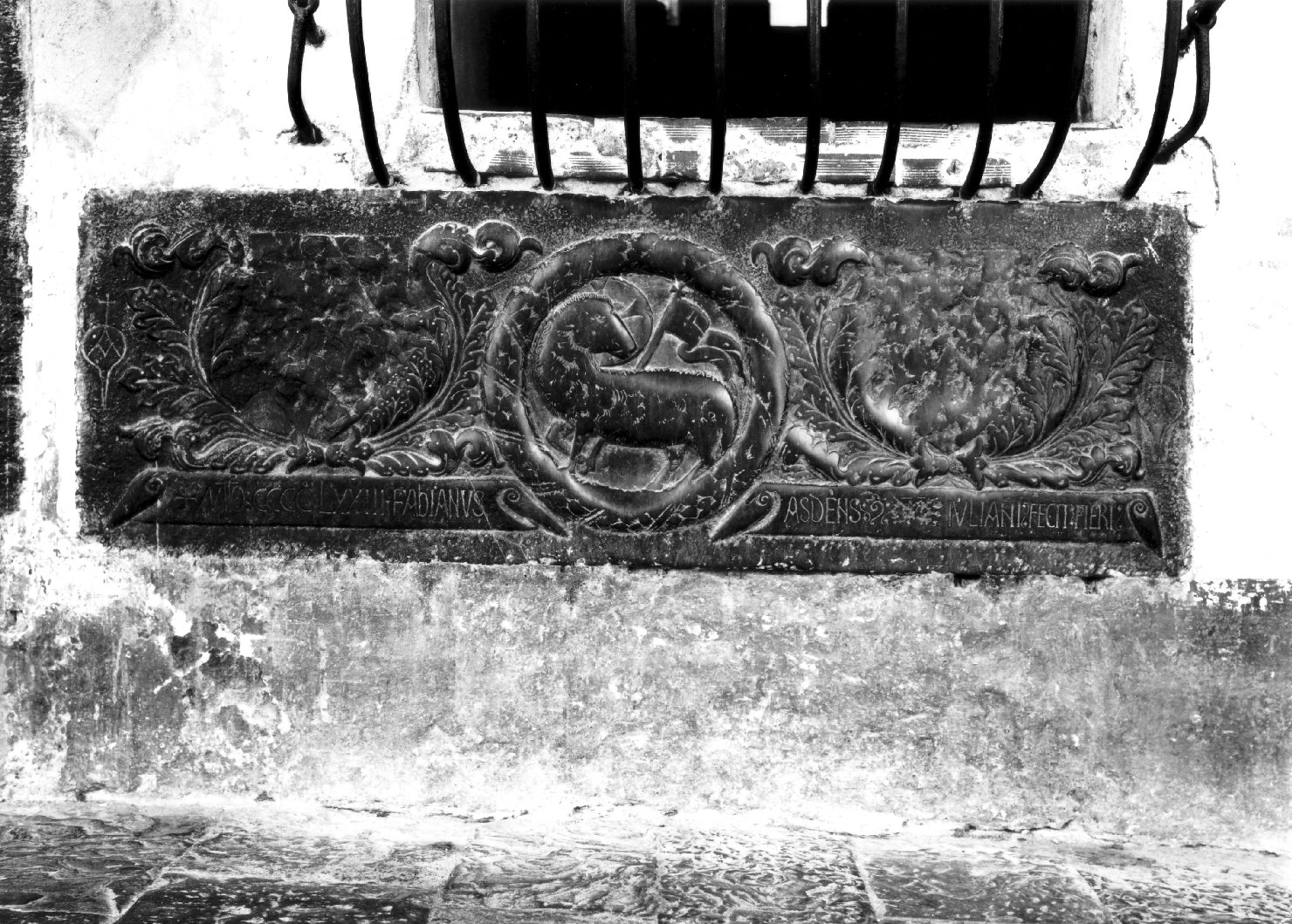 Agnus Dei (rilievo, opera isolata) - bottega ligure (sec. XV)