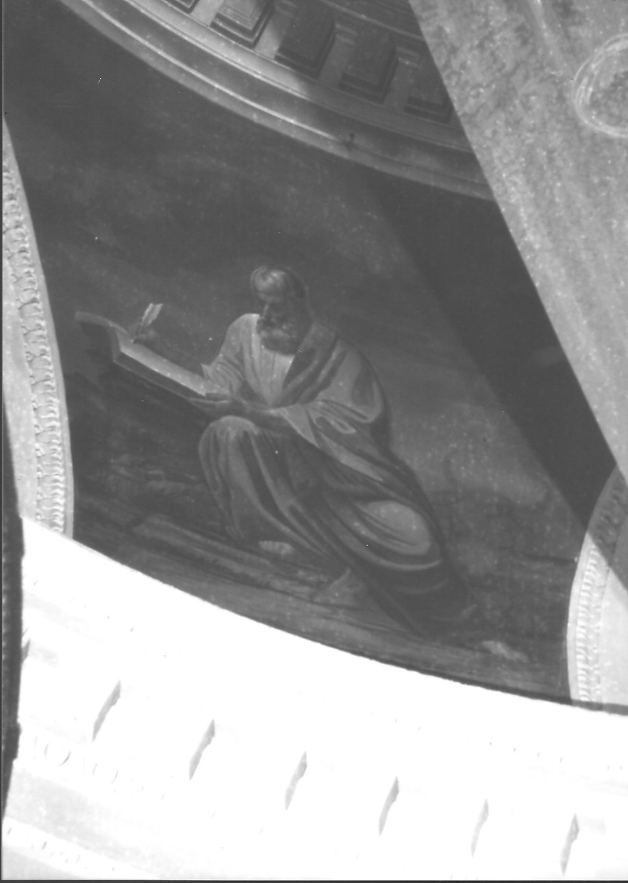 San Luca Evangelista (dipinto, elemento d'insieme) - ambito italiano (secc. XIX/ XX)