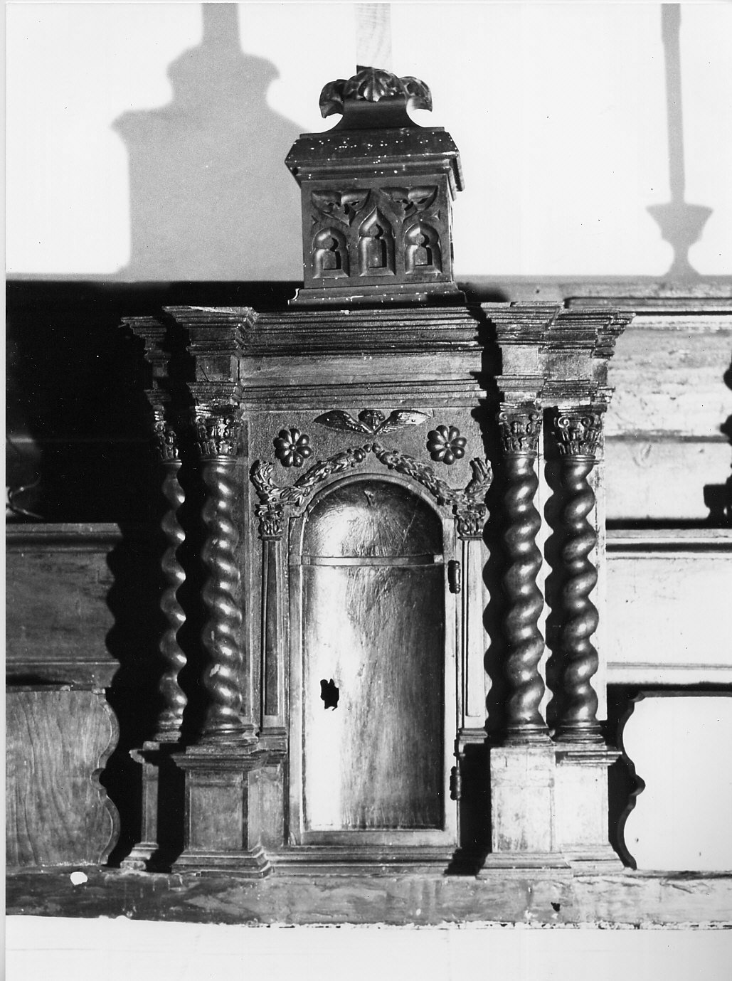 tabernacolo, elemento d'insieme - bottega italiana (sec. XVIII)