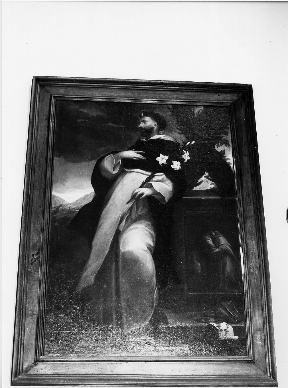 San Domenico (dipinto, opera isolata) - ambito ligure (seconda metà sec. XVII)