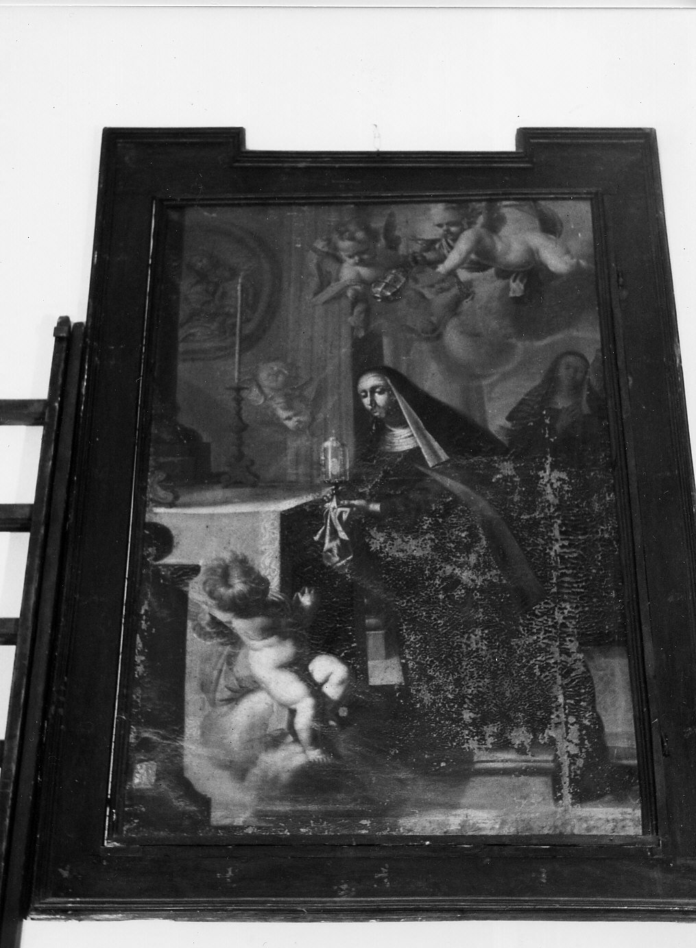 santa Chiara (dipinto, opera isolata) - ambito ligure (sec. XVII)