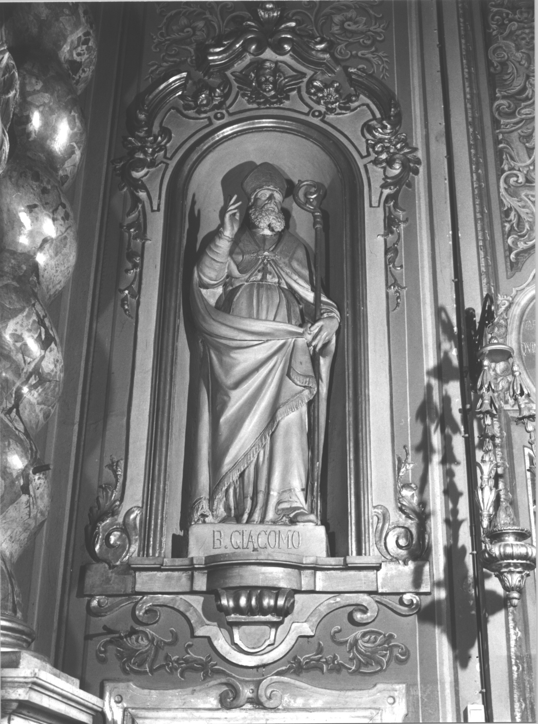 San Giacomo (statua, opera isolata) di Brilla Antonio (attribuito) (sec. XIX)