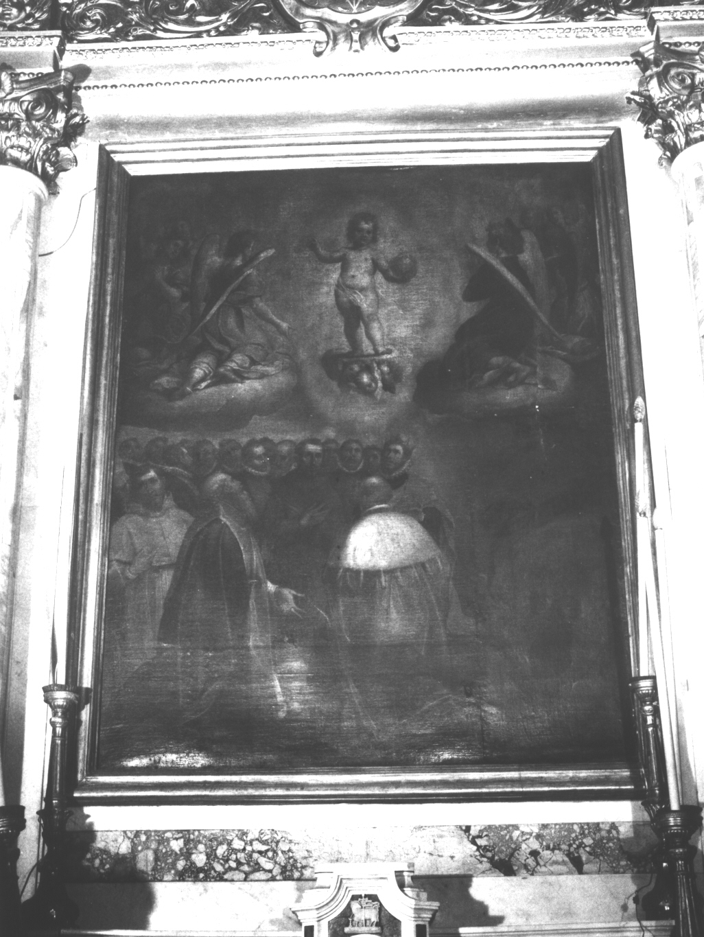 Gesù Bambino come Cristo risorto (dipinto, opera isolata) - ambito ligure (secc. XVI/ XVII)