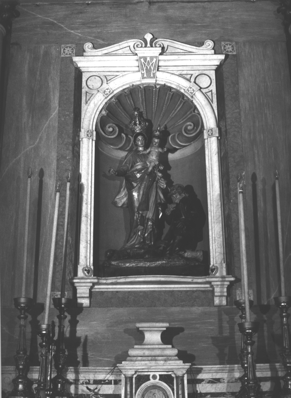 Madonna della Guardia (statua, opera isolata) di Canepa Antonio (sec. XX)