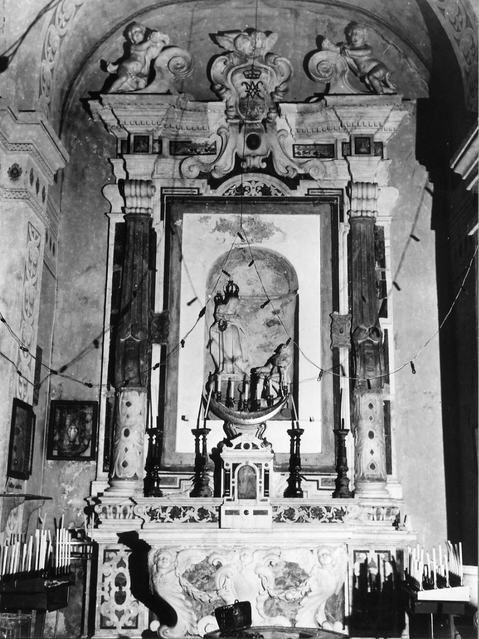 altare, insieme - ambito italiano (sec. XVII)