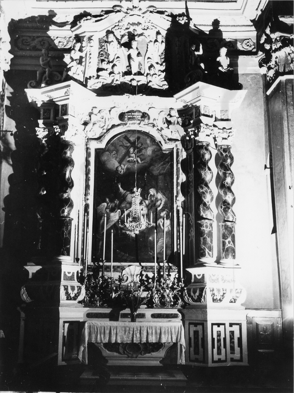 altare, insieme - ambito ligure (sec. XVIII)