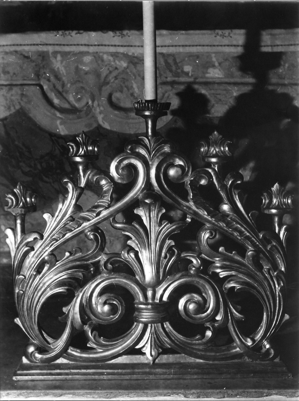 candelabro, coppia di Ditta Prinotti (fine/inizio secc. XIX/ XX)