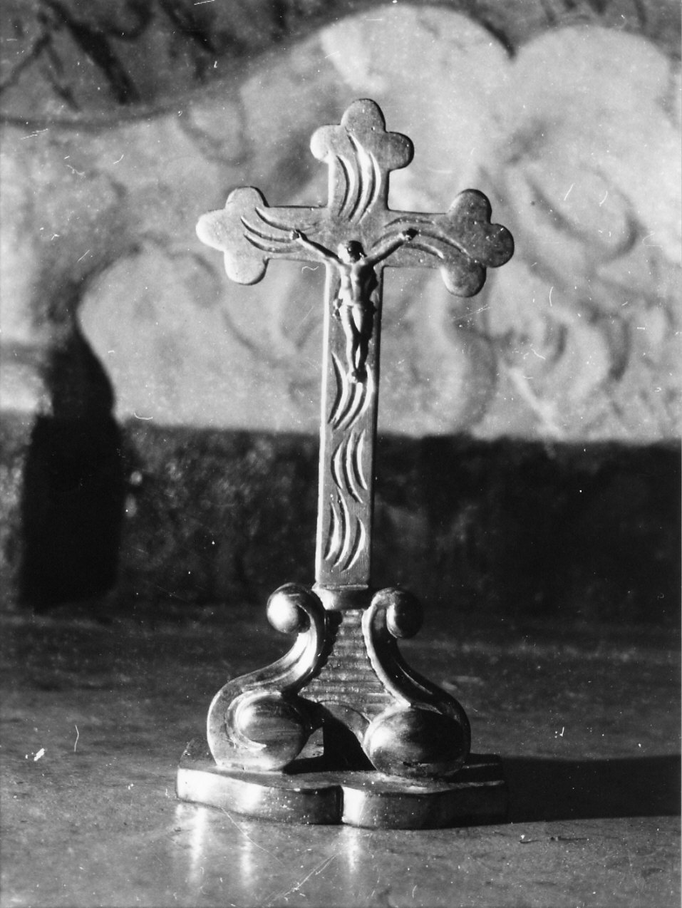 croce portatile, opera isolata di Ditta Prinotti (fine/inizio secc. XIX/ XX)