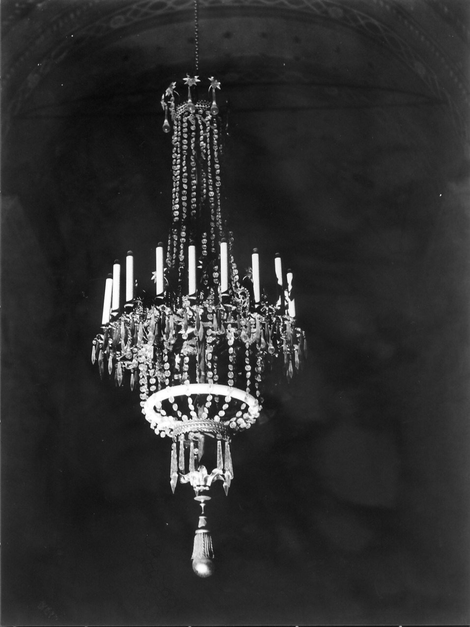 lampadario, opera isolata - bottega italiana (sec. XIX)