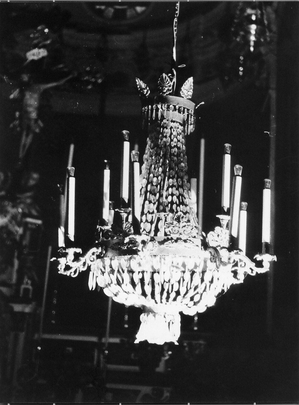 lampadario, coppia - bottega italiana (sec. XIX)