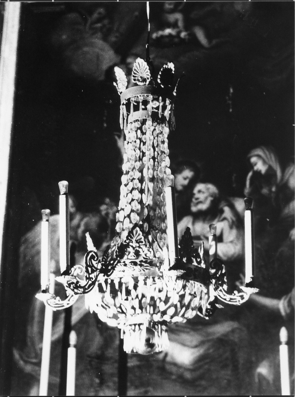 lampadario, serie - bottega italiana (sec. XIX)