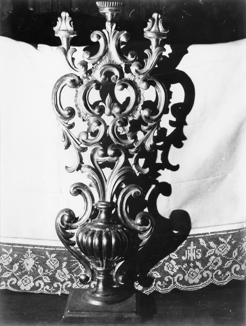 portacandelabro, serie di Ditta Prinotti (fine/inizio secc. XIX/ XX)