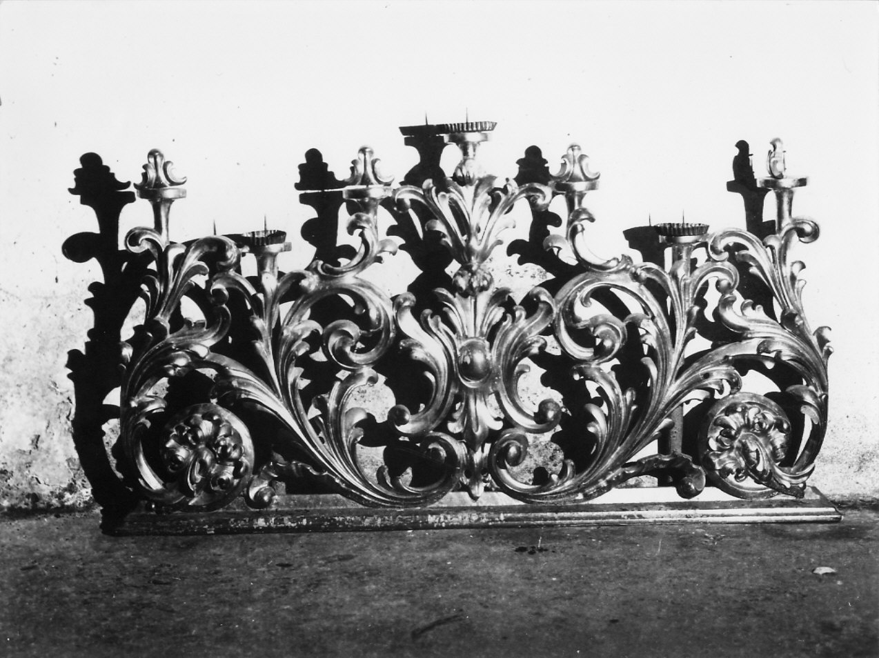 candelabro, coppia di Ditta Prinotti (fine/inizio secc. XIX/ XX)