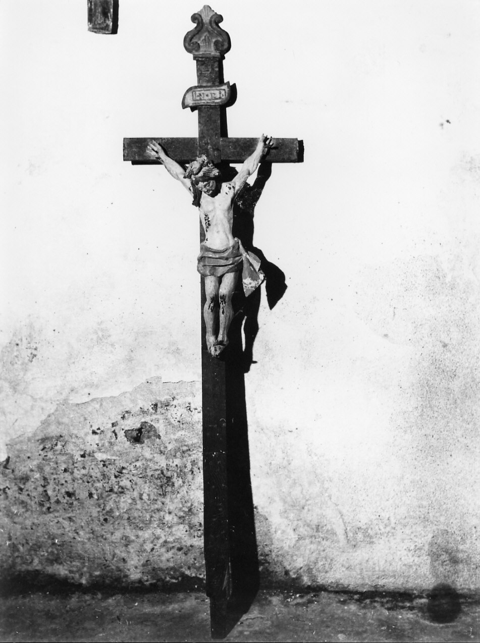 Cristo crocifisso (crocifisso, opera isolata) - ambito ligure (fine/inizio secc. XIX/ XX)