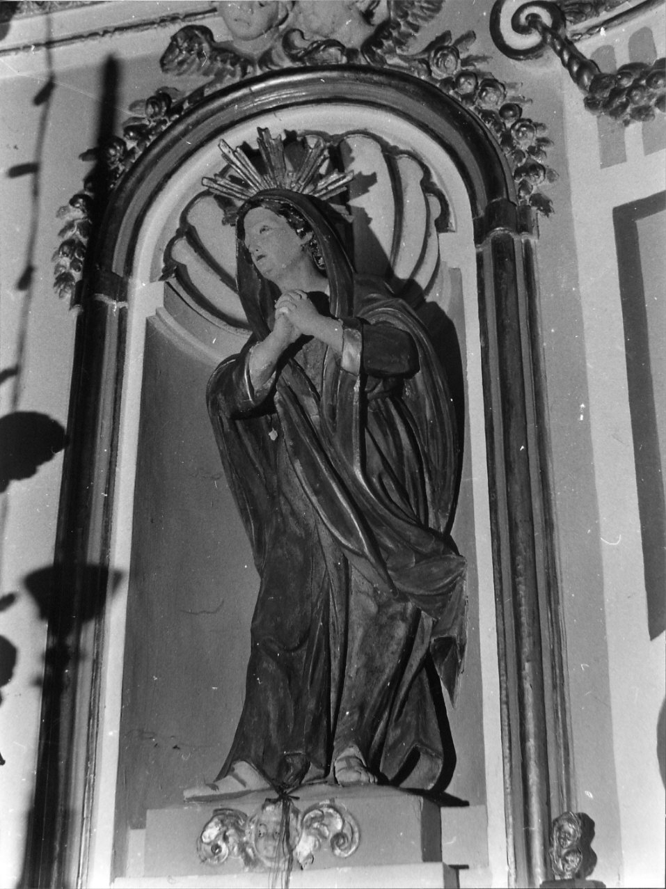 Sant'Anna (scultura, pendant) - bottega ligure (secc. XVII/ XVIII)