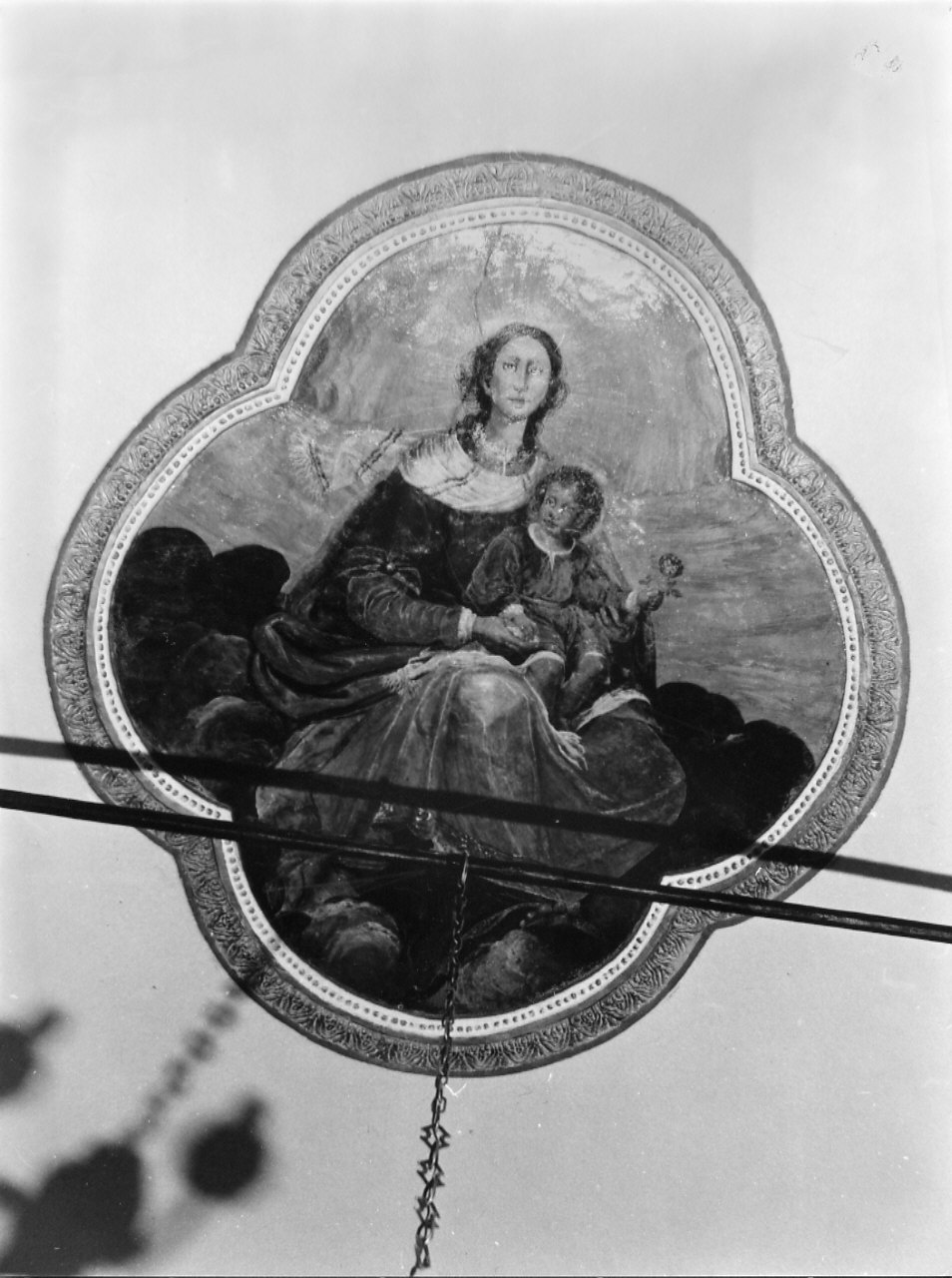 Madonna con Bambino (dipinto, opera isolata) - ambito ligure (seconda metà sec. XVII)