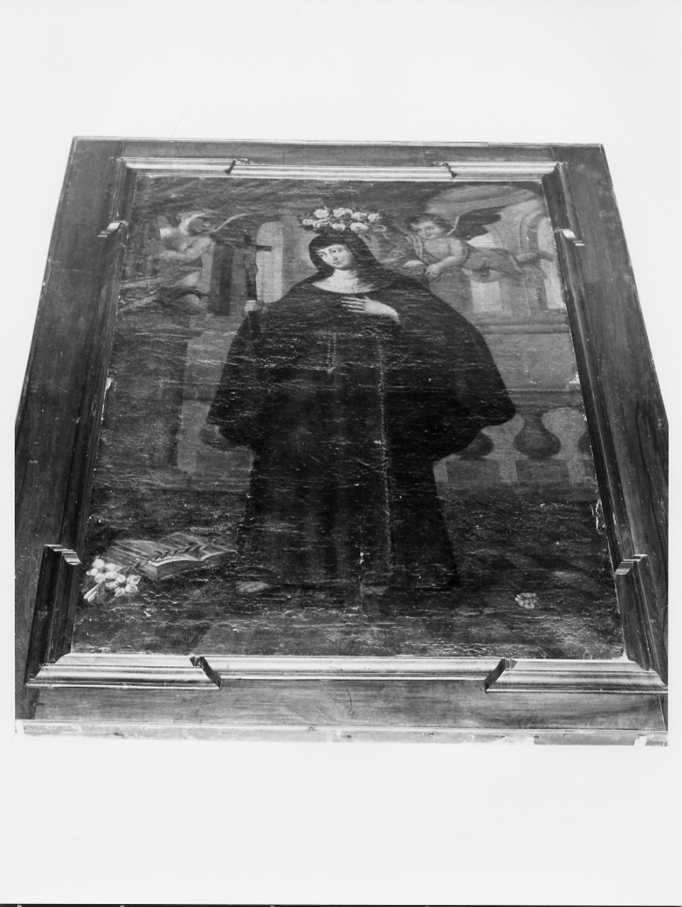 Santa (dipinto, opera isolata) - ambito italiano (sec. XVIII)