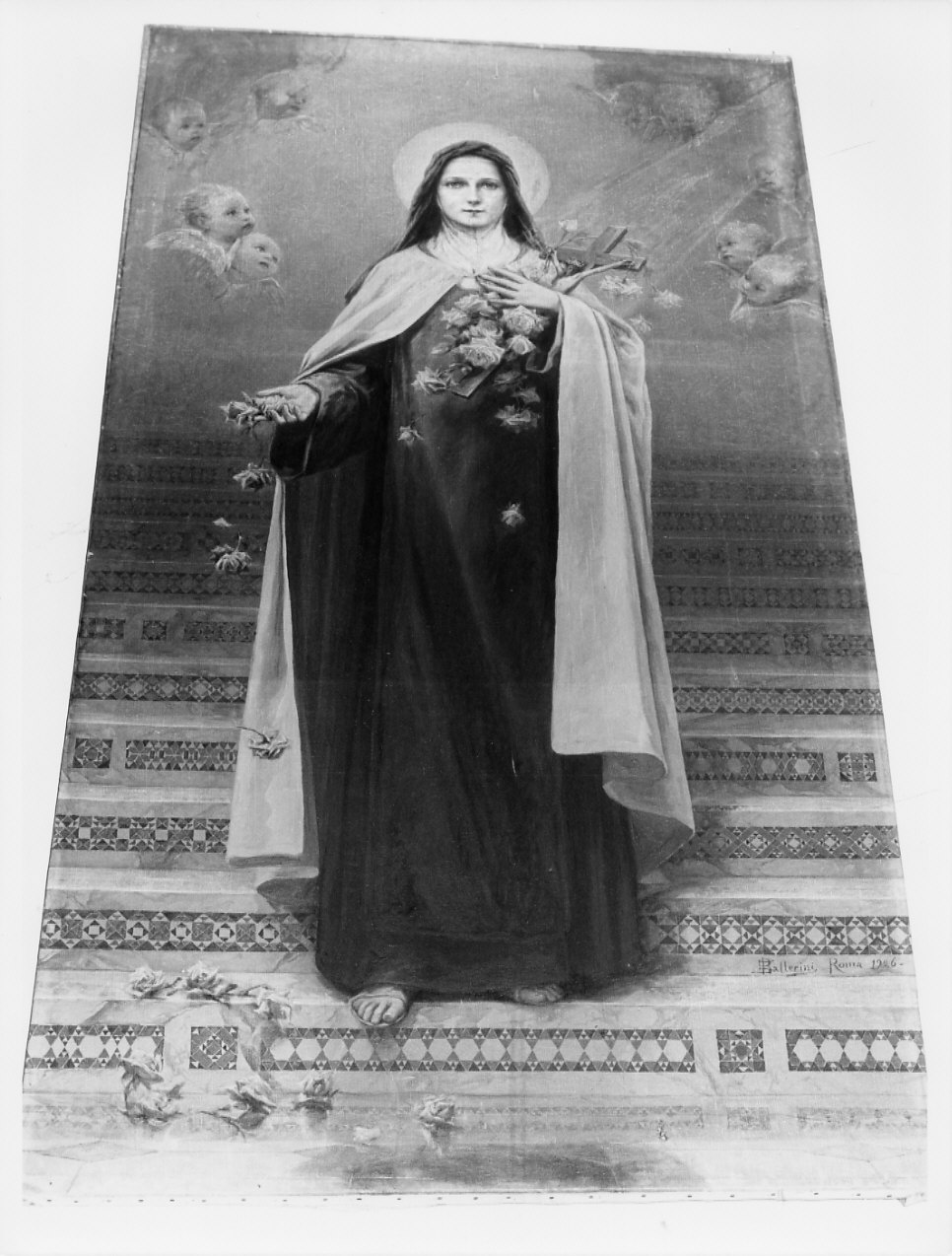Santa Teresa del Bambino Gesù (dipinto, opera isolata) di Ballerini S (sec. XX)