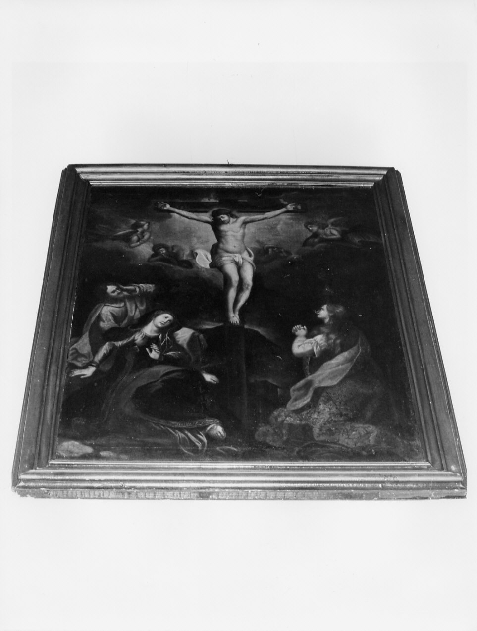 crocifissione (dipinto, opera isolata) - ambito italiano (fine sec. XVII)