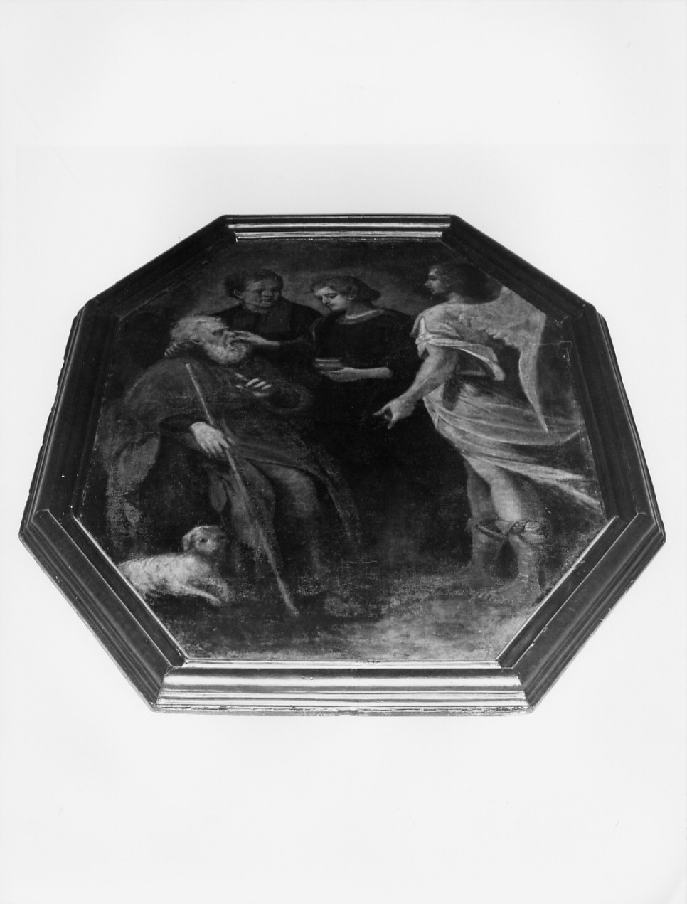 Tobia ridona la vista al padre (dipinto, opera isolata) - ambito italiano (prima metà sec. XVIII)