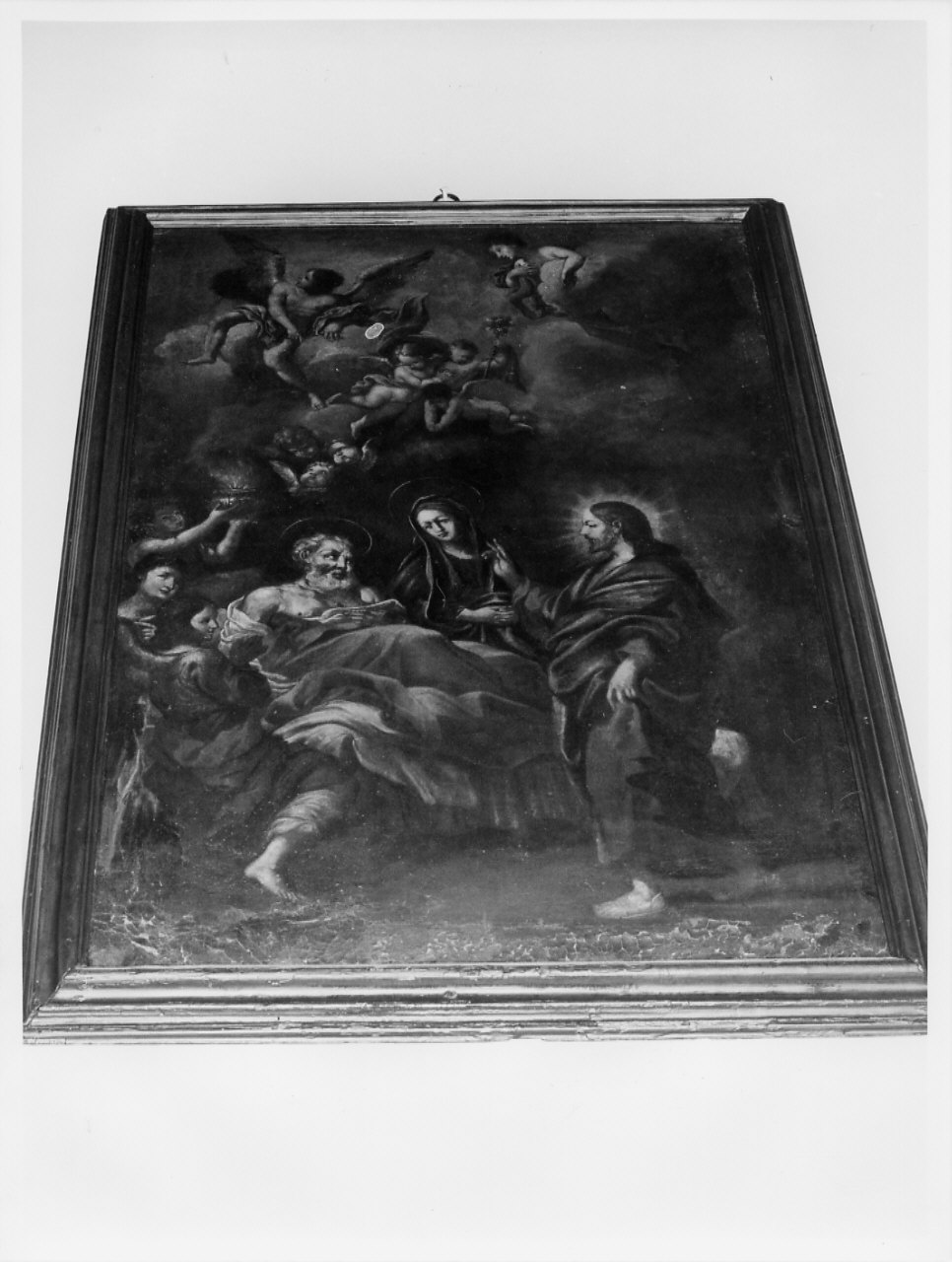 morte di San Giuseppe (dipinto, opera isolata) - ambito italiano (prima metà sec. XVIII)