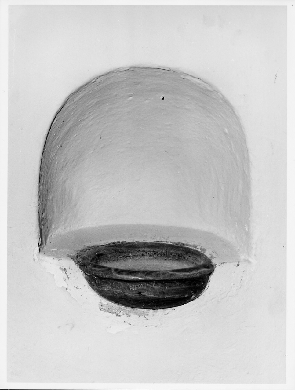 acquasantiera, opera isolata - bottega italiana (sec. XVIII)