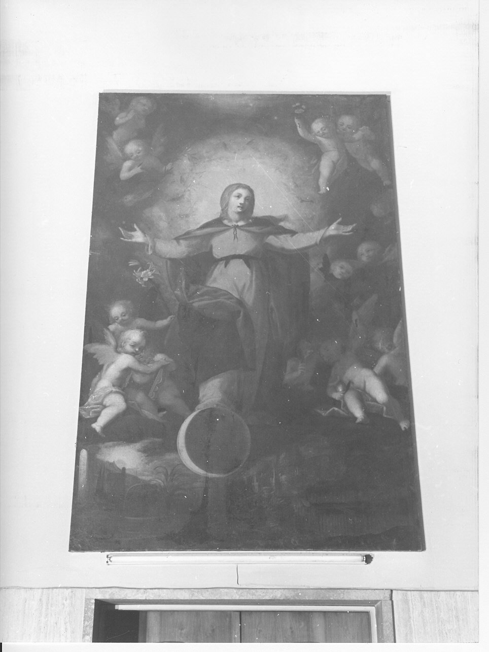 Immacolata Concezione (dipinto, opera isolata) - ambito ligure (primo quarto sec. XVII)