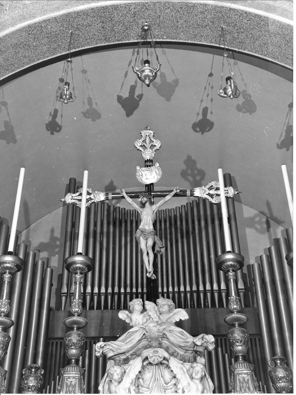 Cristo crocifisso (croce d'altare, opera isolata) - bottega ligure (inizio sec. XIX)