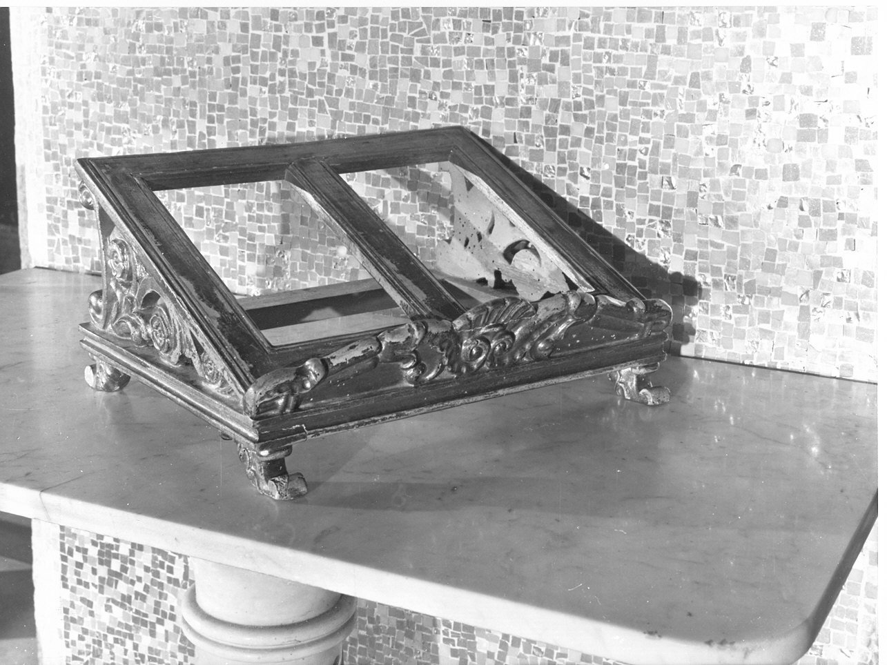 leggio d'altare, opera isolata - bottega ligure (inizio sec. XIX)