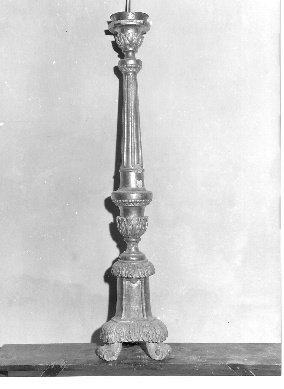 candeliere, coppia - PRODUZIONE LIGURE (fine sec. XVIII)