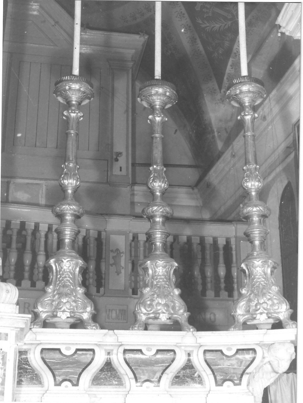 candeliere, serie di Colornici (bottega) (primo quarto sec. XX)