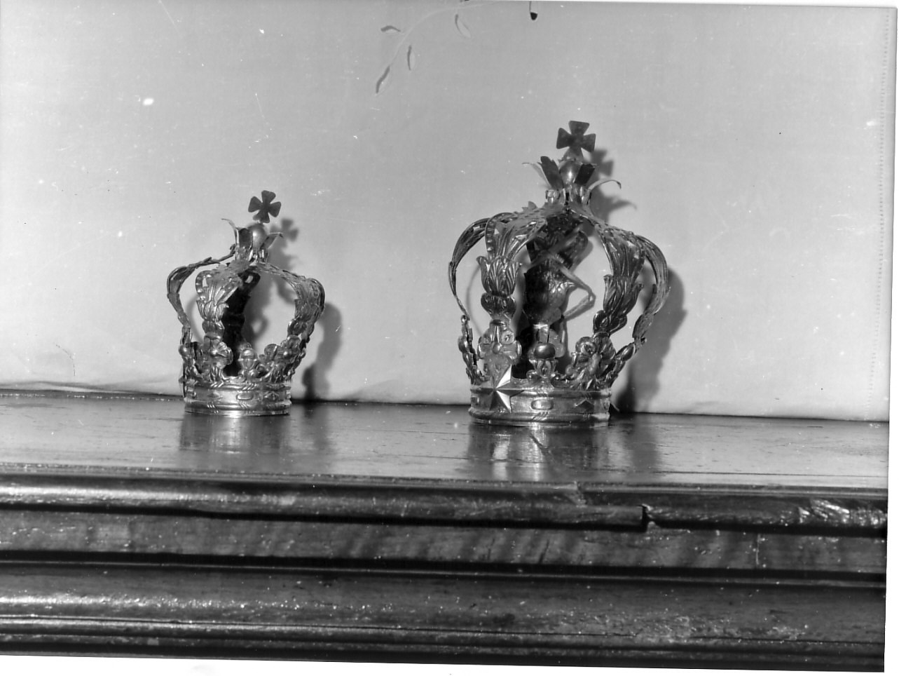 corona da statua, elemento d'insieme - PRODUZIONE LIGURE (sec. XIX)