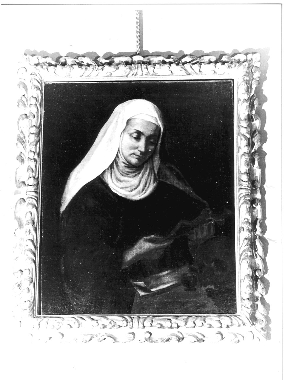 Santa Francesca Romana (dipinto, opera isolata) - ambito romano (sec. XVII)