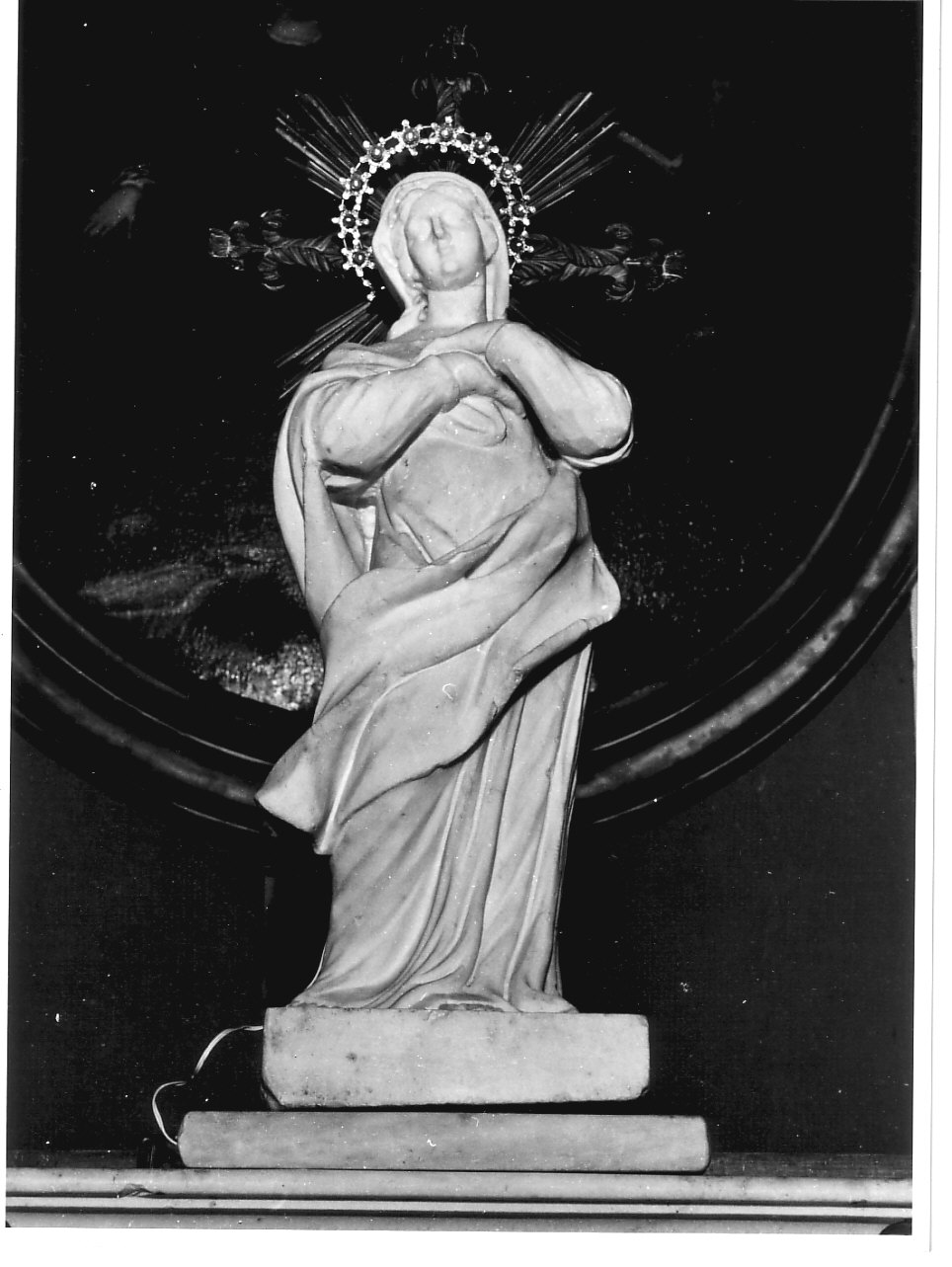 Maria Vergine (statua, opera isolata) - ambito italiano (fine sec. XVII)