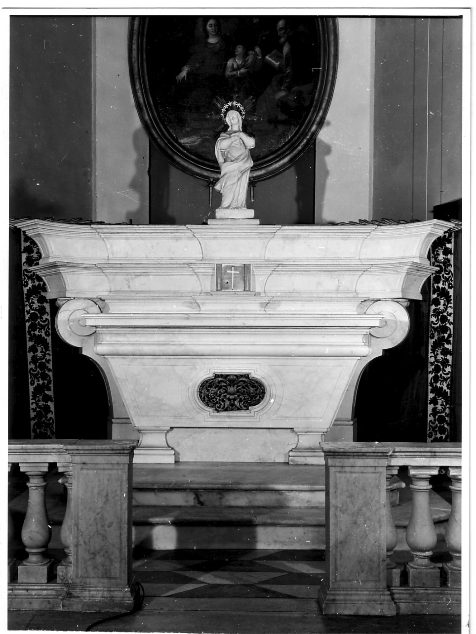 altare maggiore, opera isolata - bottega italiana (seconda metà sec. XVIII)