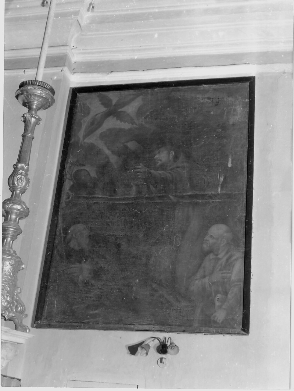 San Francesco d'Assisi riceve le stimmate (dipinto, opera isolata) - ambito ligure (sec. XVIII)