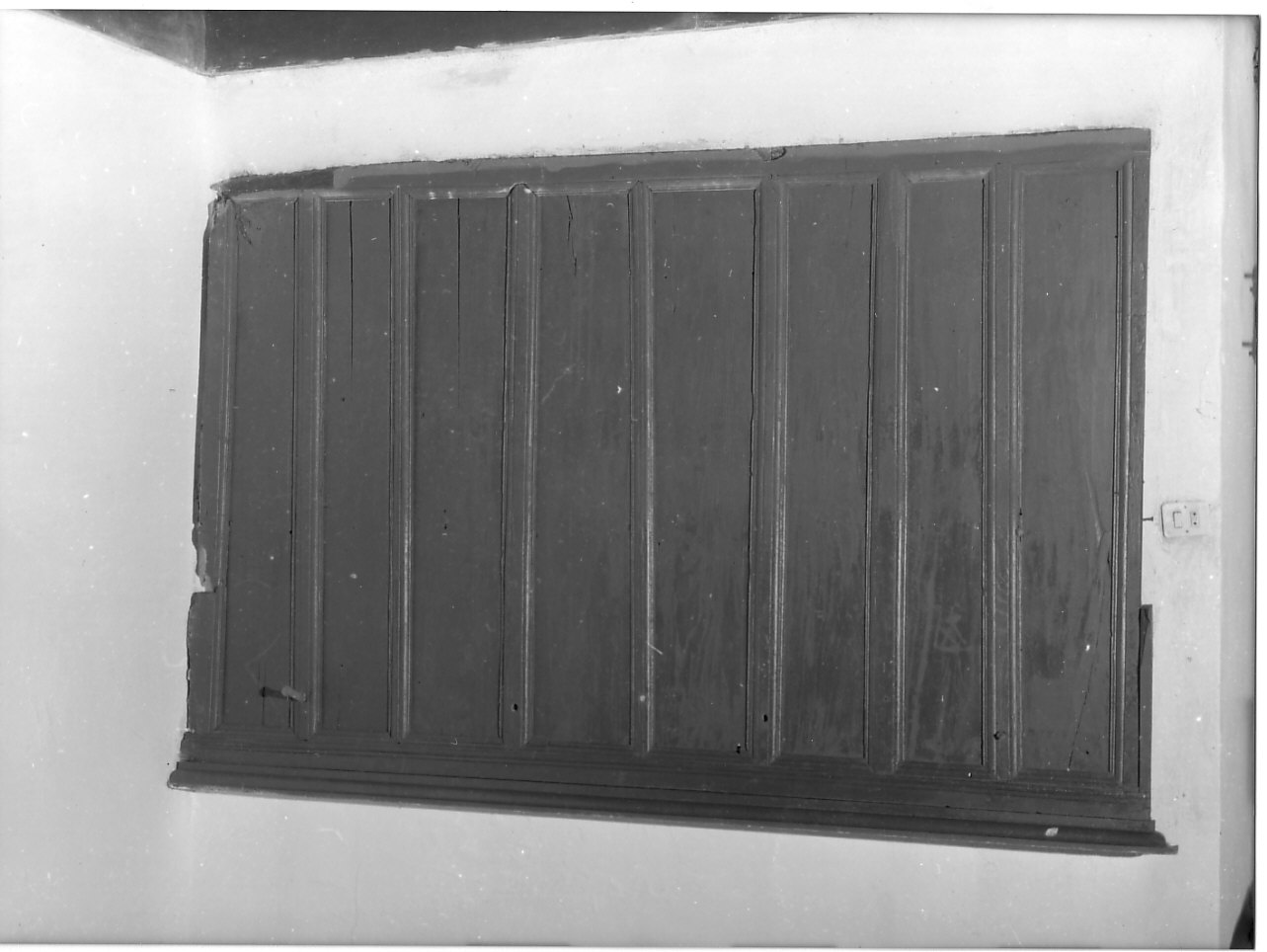 stallo di confraternita, frammento - PRODUZIONE LIGURE (sec. XVIII)