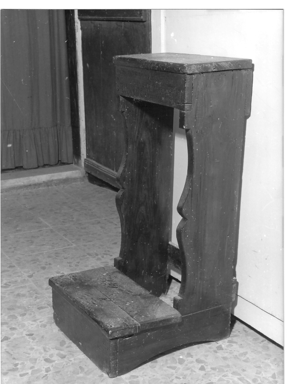 inginocchiatoio, opera isolata - PRODUZIONE LIGURE (secc. XIX/ XX)