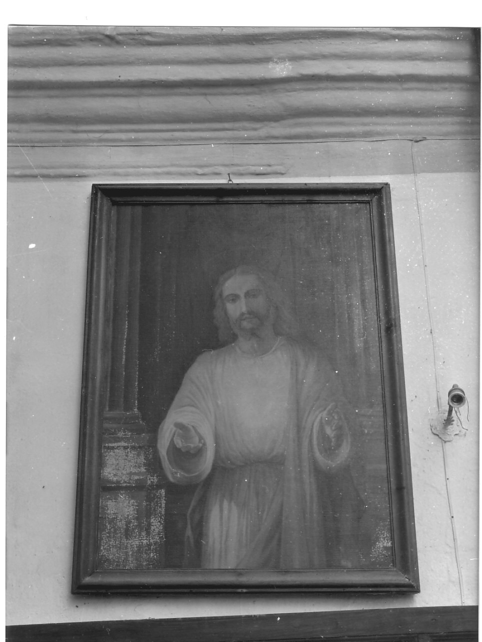 Sacro Cuore di Gesù (dipinto, opera isolata) di Della Maddalena Galea (inizio sec. XX)