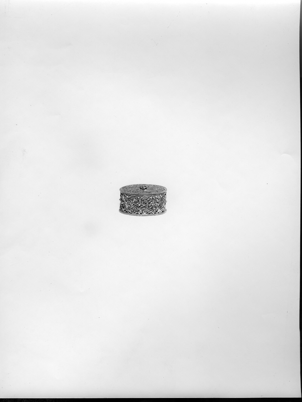 motivi decorativi (scatola, opera isolata) - bottega ligure (metà sec. XIX)