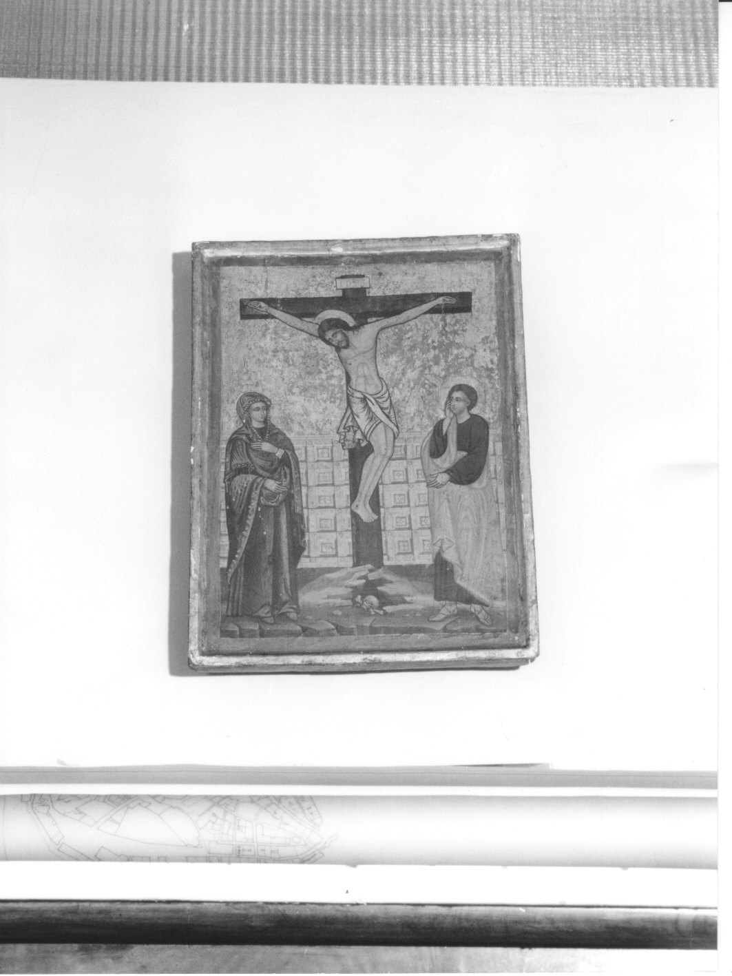 Cristo crocifisso (dipinto, opera isolata) - ambito italiano (secc. XIII/ XIV)