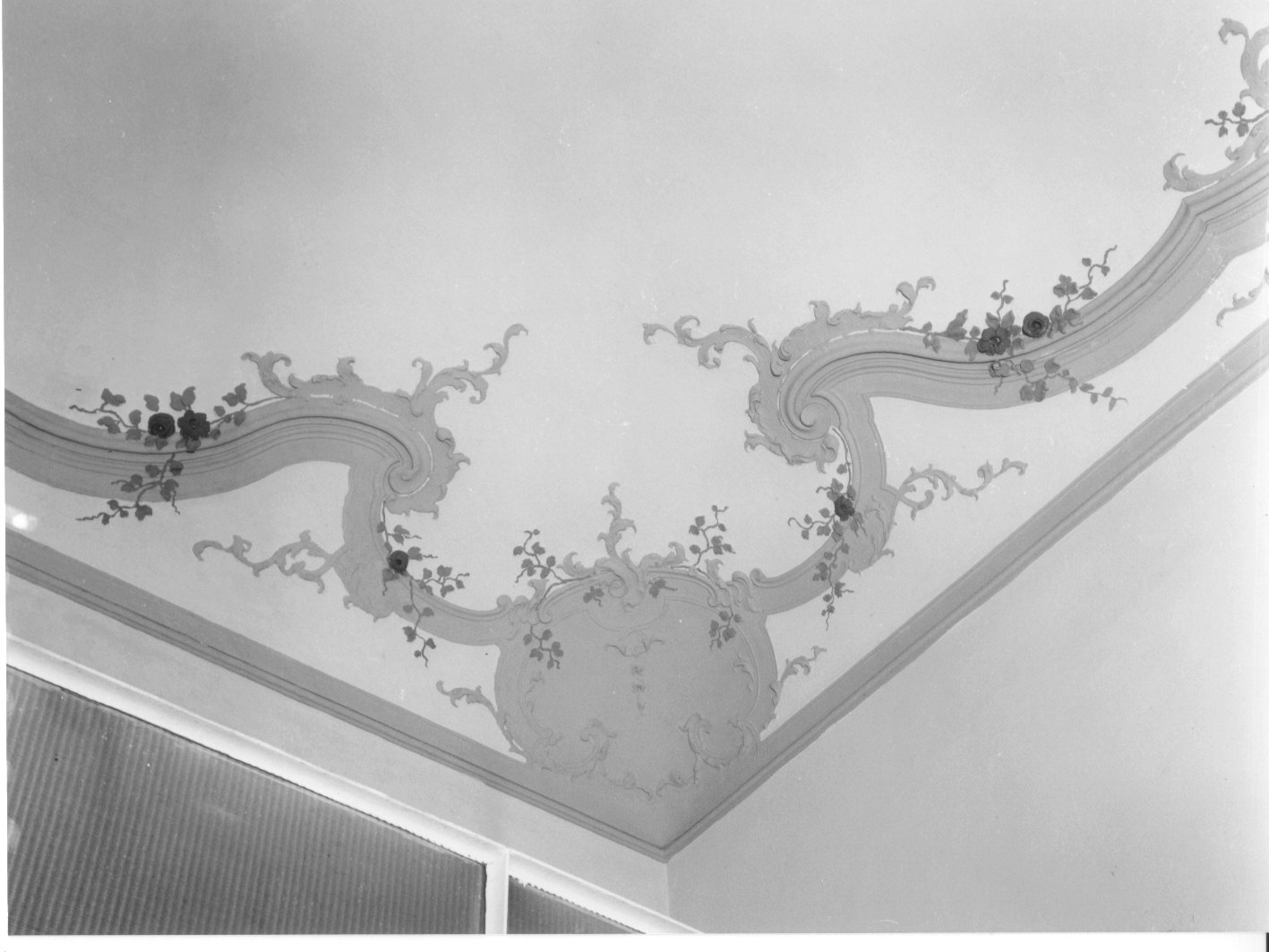 motivi decorativi vegetali (decorazione plastico-pittorica, opera isolata) - bottega ligure (prima metà sec. XIX)