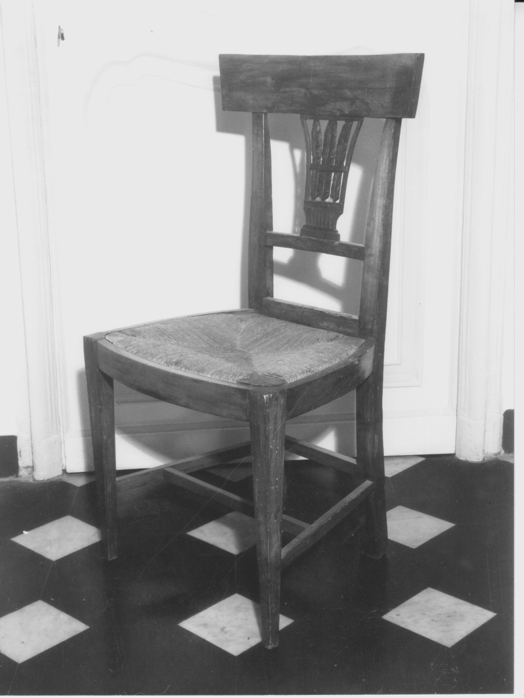 sedia, coppia - bottega ligure (fine/inizio secc. XVIII/ XIX)