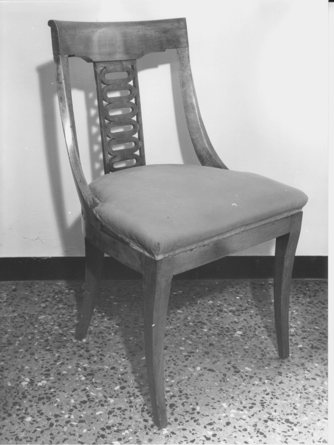 sedia, opera isolata - bottega ligure (metà sec. XIX)